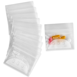 MEDCA Extra-Thick Pill Pouch Bags - (Pack Of 100) 3" X 2" 8 Mil - Bpa Free, Poly Bag Disposable Zipper Pills Baggies, Daily Am Pm Travel Medicine