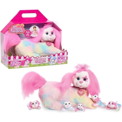 PUPPY SURPRISE 12-Inch Blossom, Stuffed Animal Dog And Babies, Toys for Kids, By Just Play