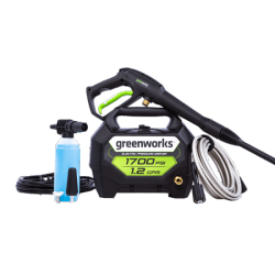 GREENWORKS 1700 Psi 1.2 Gpm 13 Amp Cold Water Electric Pressure Washer - Gpw1704