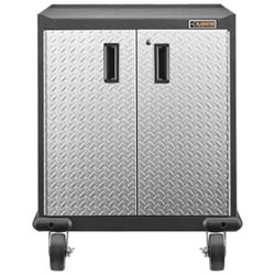 Gladiator Heavy Duty Welded Steel Modular GearBox Cabinet (GAGB272DLG) - Silver Tread