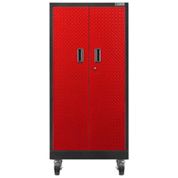 Gladiator Heavy Duty Welded Steel Storage Cabinet (GATB302DDR) - Red Tread