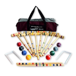 GROFFDALE SCOOTERS 8 Player Pro Croquet Set 24' In Carrying Case