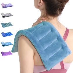 HLD Microwavable Heating Pads for Cramps, 7 X 18" Mutilpurpose Microwave Heat Pads for Pain Relief And Relaxation, Moist Heat Pack for Sore Muscles