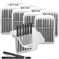 MEDCA Hearing Aid Ear Wax Guard Filters - 10 Pack/80 Pieces Replacement Wax Filters Prevent Cerumen Dust And Grease Build Up Compatible W/phonak