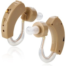 MEDCA Bte Behind The Ear Sound Amplifier Super Mini Size Sound Enhancer for Better Hearing (Pair)