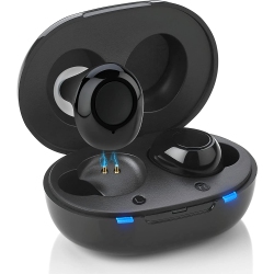 MEDCA Digital Hearing Amplifier - Next Generation In The Ear Personal Sound Device W/noise Reduction Rechargeable Ite 2 Piece Set Portable Charging