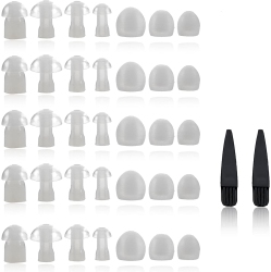 MEDCA Hearing Aid Domes - Universal Domes for Hearing Aids - Sizes Small, Medium, Large & X-Large Earbud Replacements And Bte Hearing Sound Amplifiers