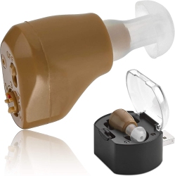 MEDCA Ite Mini Ear Amplifier Rechargeable Microtron - So Small It's Barely Visible