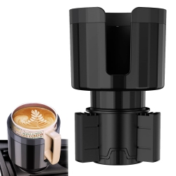 HLD Cup Holder Expander for Car, Large Car Cup Holder Expander Hold 12-50 OZ Bottles & Big Drinks, Fits Hydro Flask, Yeti, Nalgene