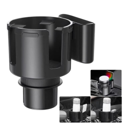 HLD Cup Holder Expander for Car?car Cup Holder Expander \w Phone Holder Holds Most Car Cup Holder And Phones, Large Cup Holder Adapter for Car 32/40