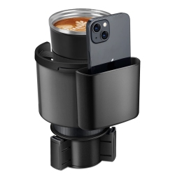 HLD Car Cup Holder Expander, 2 In 1 Cup Holder \w Offset Base, Fits Yeti 24/36/46OZ, Hydro Flask 20/32/40OZ, Other Large Bottles And Mugs In