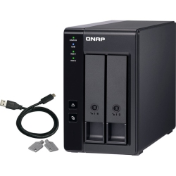 QNAP Tr-002 2 Bay USB Type-C Direct Attached Storage With Hardware Raid (Tr-002-Us)