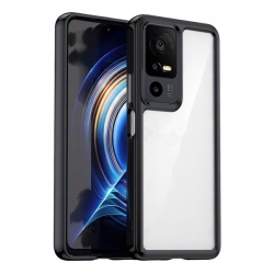 CSMART 【】 Ultra Thin Soft Tpu Silicone Jelly Bumper Back Cover Case for Tcl 40 Xe 5G In Black