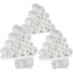 MEDCA Gauze Bandage Rolls - 4 Yards Per Roll Of Medical Grade Gauze Bandage And Stretch Bandage Wrapping for Dressing All Types Of Wounds And First
