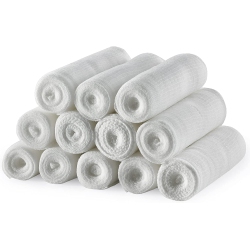MEDCA Gauze Bandage Rolls - 4 Yards Per Roll Of Medical Grade Gauze Bandage And Stretch Bandage Wrapping for Dressing All Types Of Wounds And First