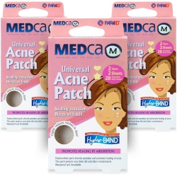 MEDCA Acne Patch - (Pack Of 168) Pimple Spot Treatment Hydrocolloid Bandages Absorbing Zit Cover Dots, Heart And Star Shapes By