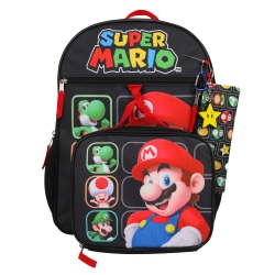 BIOWORLD Super Mario Bros. 16" Backpack Sets