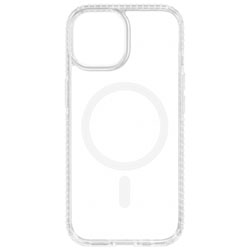 Insignia Fitted Hard Shell Case with MagSafe for iPhone 15 - Clear