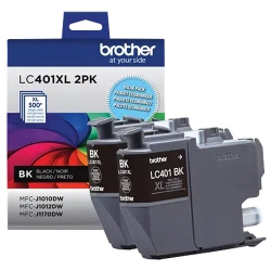 BROTHER Lc401Xl Original High Yield Ink Cartridge Set In Black