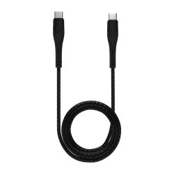 ESOURCE PARTS Replacement 6 Ft USB Type C to USB Type C Cable (Ampsentrix) (Alpha) (Black)