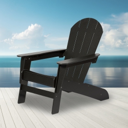 BLUENORTH OUTDOOR Muskoka Chair, Adirondack Chair, Plastic HDpe,