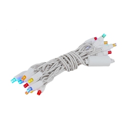 NOVELTY LIGHTS LLC 8.5 Foot 20 Light Mini Led Crafting Lights By Novelty Lights Wire \w 24 Inch Lead, Non-Connectable Short Fairy Light String For