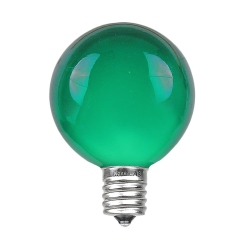 NOVELTY LIGHTS LLC Novelty Lights 25 Pack G40 Outdoor Globe Replacement Bulbs, C7/e12 Candelabra Base, 5 Watt