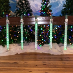 NOVELTY LIGHTS LLC Novelty Lights Meteor Shower Lights, Led Cascading Starfall Icicle Tubes, Pack Of 5, Ul Listed, Durable Polycarbonate Lens, E17/c9