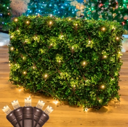 NOVELTY LIGHTS LLC Novelty Lights 4X6 Net Lights, 100 Leds \w 4 Inch Spacing, 5MM Wide Angle Bulbs, Connectable End to End, Outdoor Weather Resistant