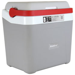 Koolatron Ultra Kool Travel Hard Sided Cooler (KIC25) - 25 Litres - Grey/Red