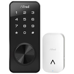 Alfred DB1S Wi-Fi Combo Deadbolt Smart Lock with Key - Black - Only at Best Buy