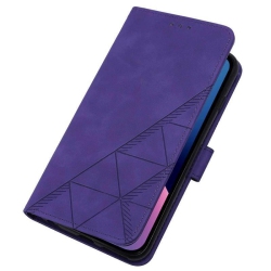 PANDACO Suede Wallet Case for Iphone Xr In Purple