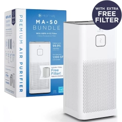 MEDIFY AIR Ma-50 Value Pack With 1 Extra Filter In White