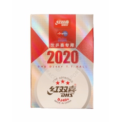 DHS Dj40+ 3 Star Ittf 2020 Busan World T.t Ball [White]