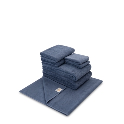 TAKASA Organic Bath Sheet Set With Mat - 7 Piece - Certified Fairtrade And Gots Organic Cotton