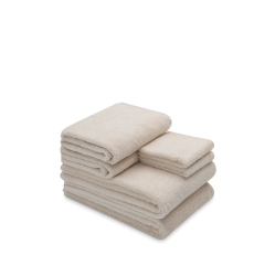 TAKASA Organic Bath Sheet Set - 6 Piece - Certified Fairtrade And Gots Organic Cotton