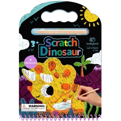 TOOKYLAND Scratch Art Pad Toys - Party Favors And Paper Crafts, for Kids 3 Year Old +