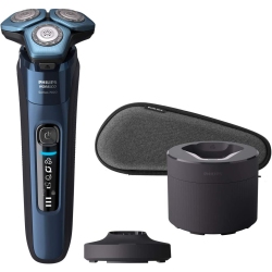 PHILIPS NORELCO Shaver 7700, Rechargeable Wet & Dry Electric Shaver \w Senseiq Technology, Quick Clean Pod, Charging Stand And Pop-Up Trimmer