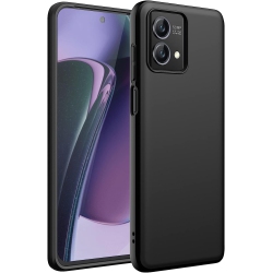 CSMART 【】 Thin Tpu Silicone Jelly Bumper Soft Case Back Cover for Motorola Moto G Stylus 5G (2023) In Black