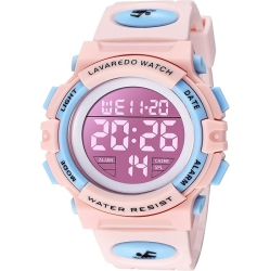 ULTREND Kids' Digital Sport Watch – Waterproof, Led, Chronograph & Alarm With Silicone Band – Perfect Outdoor Watch for Kids In Multicolor