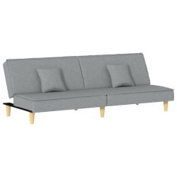 VIDAXL Sofa Bed Light Fabric In Grey