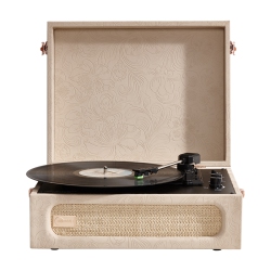 ARKROCKET Coryphaeus Bluetooth Turntable Deluxe Edition Record Player (Flora Engraved)