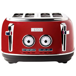 Haden Dorset Toaster - 4-Slice - Red