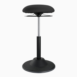 DESKY Sit-Stand Bar Active Stool – Height Adjustable 19.7"–27.6", Weighted Base, Active Sitting & Perching