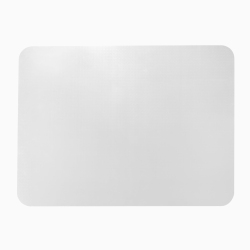 DESKY Clear Chair Mat – Translucent Pvc, Key-Shaped, Durable, Anti-Slip Floor Protection