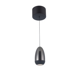 ARTCRAFT LIGHTING Royal Pearl Collection Integrated Led Pendant, Gun Metal
