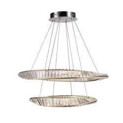 ARTCRAFT LIGHTING Stella 90W Led Chandelier Satin Nickel
