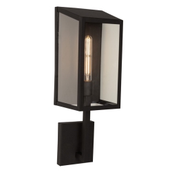 ARTCRAFT LIGHTING Sonesta Collection 1-Light Exterior Wall Light In Black