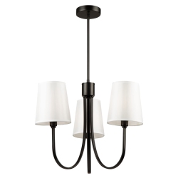 ARTCRAFT LIGHTING Rhythm 3 Light Chandelier In Black