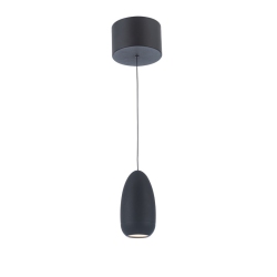 ARTCRAFT LIGHTING Royal Pearl Collection Integrated Led Pendant In Black